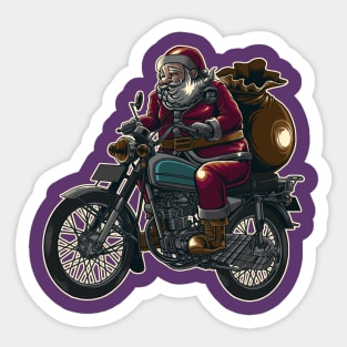 Go ride santa Sticker